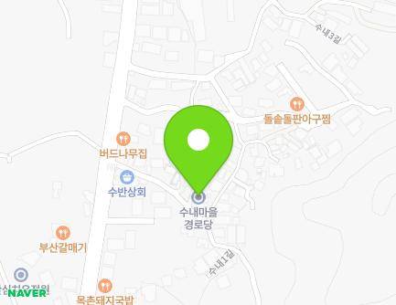 부산광역시 금정구 수내1길 17-2 (두구동, 수내마을회관) 지도