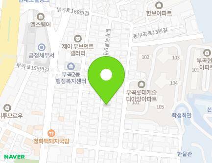 부산광역시 금정구 동부곡로9번길 78 (부곡동) 지도