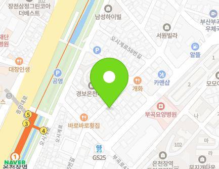 부산광역시 금정구 동현로16번길 63-1 (부곡동) 지도