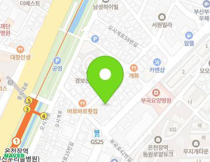 부산광역시 금정구 동현로16번길 63-4 (부곡동) 지도