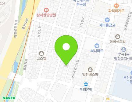 부산광역시 금정구 동현로 13-9 (부곡동) 지도