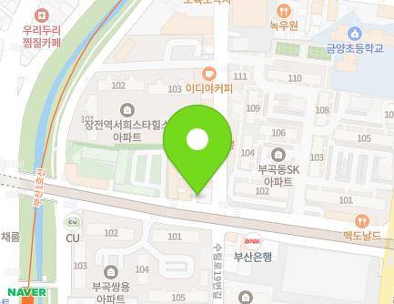 부산광역시 금정구 수림로 20 (부곡동) 지도