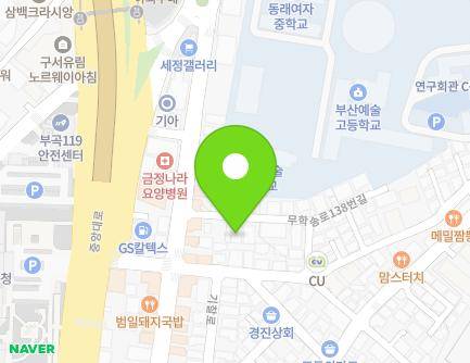 부산광역시 금정구 무학송로138번길 10 (부곡동, 호암레미안) 지도