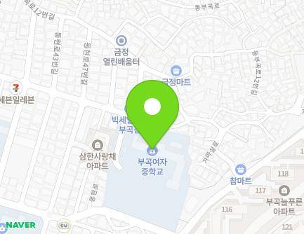 부산광역시 금정구 가마실로 56 (부곡동, 부곡여자중학교) 지도