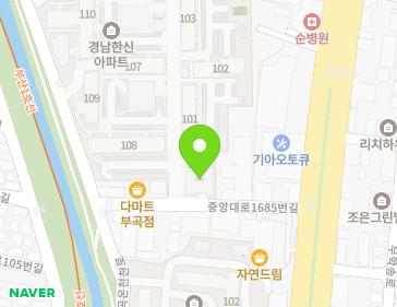 부산광역시 금정구 중앙대로1685번길 22 (부곡동, 경남한신아파트) 부산광역시 금정구 중앙대로1685번길 22 (부곡동, 경남한신아파트) 지도