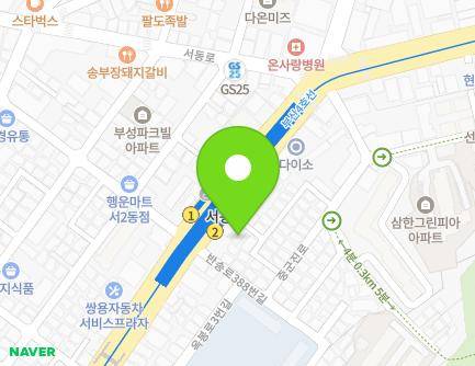 부산광역시 금정구 반송로 392-4 (서동, (주)에넥스트사옥) 지도