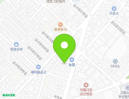 부산광역시 금정구 금사로 42-8 (서동, 건일빌라) 지도