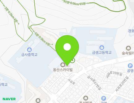부산광역시 금정구 서금로67번길 9 (서동, 우성빌라) 지도