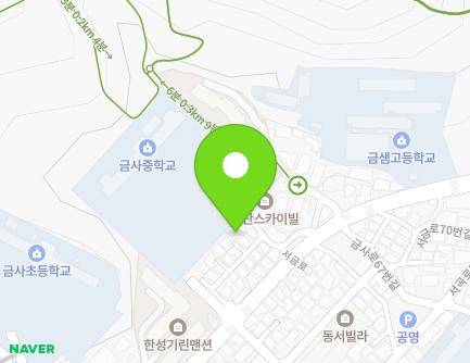 부산광역시 금정구 서금로 61-20 (서동) 지도