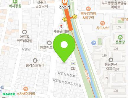 부산광역시 금정구 장전온천천로 129-5 (장전동) 지도