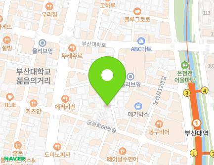 부산광역시 금정구 금정로60번길 23-9 (장전동) 지도