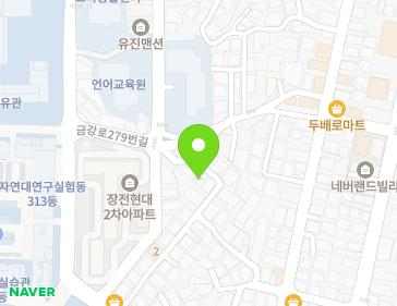 부산광역시 금정구 금강로279번안길 33 (장전동) 지도