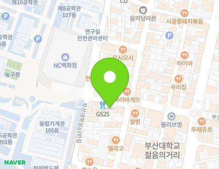 부산광역시 금정구 부산대학로 59 (장전동) 지도