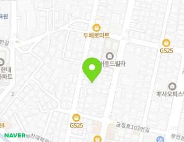 부산광역시 금정구 부산대학로64번길 72-1 (장전동) 지도