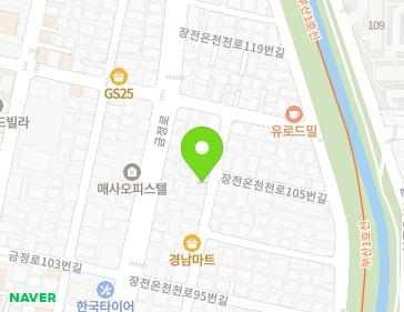 부산광역시 금정구 부산대학로38번길 75 (장전동) 지도