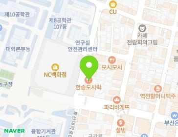 부산광역시 금정구 부산대학로64번길 10 (장전동) 지도