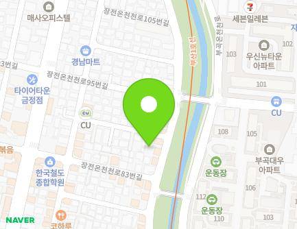 부산광역시 금정구 장전온천천로 87-2 (장전동, 혜인어린이집) 지도