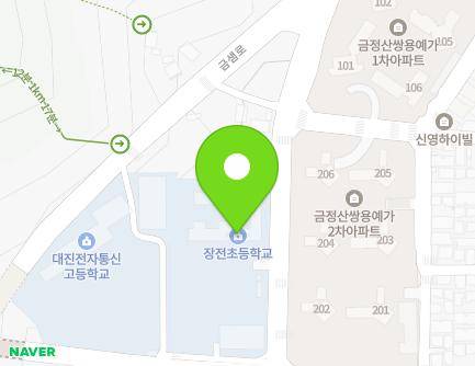 부산광역시 금정구 수림로 90 (장전동, 장전초등학교) 지도