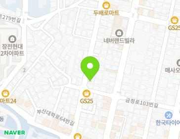 부산광역시 금정구 부산대학로64번길 66 (장전동, 아름빌) 지도