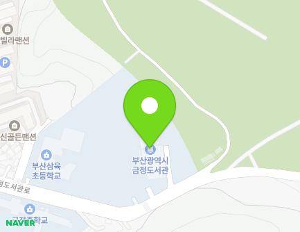 부산광역시 금정구 금정도서관로 33 (청룡동, 금정도서관) 지도