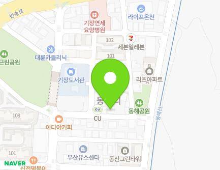 부산광역시 기장군 기장읍 차성동로126번길 19 (골든파크) 지도