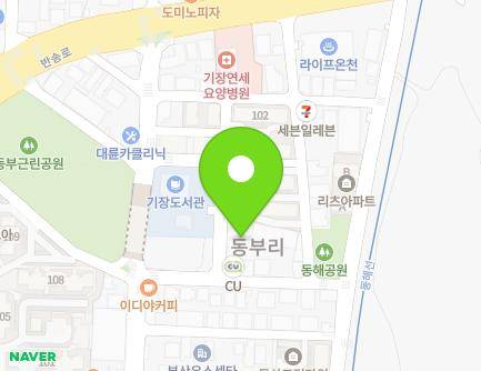 부산광역시 기장군 기장읍 차성동로126번길 13-2 지도