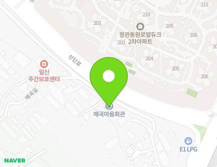 부산광역시 기장군 정관읍 매곡길 25-1 (매곡마을회관) 지도