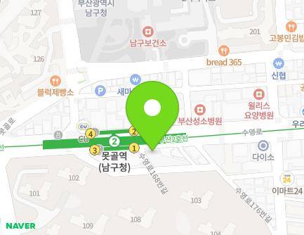 부산광역시 남구 수영로 168 (대연동, 고용호신경외과) 지도