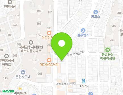 부산광역시 남구 고동골로 26 (문현동, 경목주차장) 지도