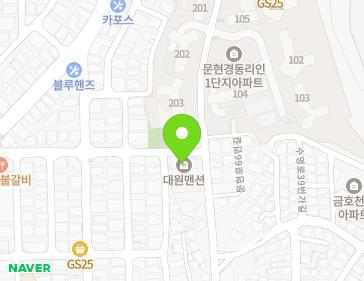 부산광역시 남구 고동골로28번길 34 (문현동, 대원맨션) 지도