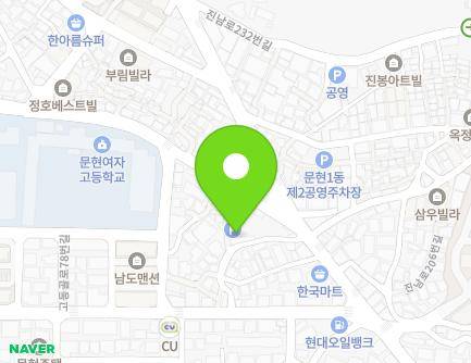 부산광역시 남구 진남로 209 (문현동, 새길주차장) 지도