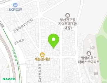 부산광역시 남구 전포대로92번나길 69-12 (문현동) 지도