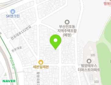 부산광역시 남구 전포대로92번나길 73-6 (문현동) 지도