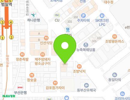 부산광역시 동구 범일로102번길 18 (범일동) 지도