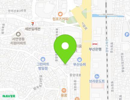 부산광역시 동구 범곡로24번길 7-3 (범일동) 지도