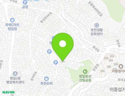 부산광역시 동구 망양로937번길 21-6 (범일동) 지도