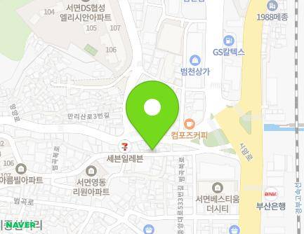 부산광역시 동구 범곡북로 6 (범일동) 지도