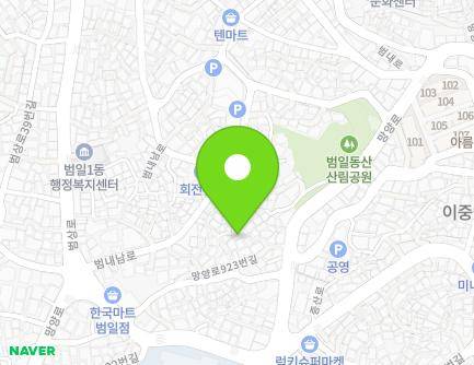 부산광역시 동구 망양로931번길 22-1 (범일동) 지도