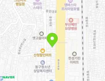 부산광역시 동구 중앙대로 515 (범일동) 지도