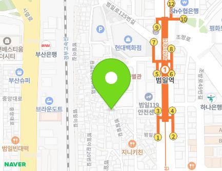 부산광역시 동구 범일일길 35 (범일동, 해강스타빌) 지도