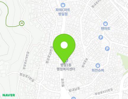 부산광역시 동구 범상로 10-1 (범일동, 범곡치안센터) 지도