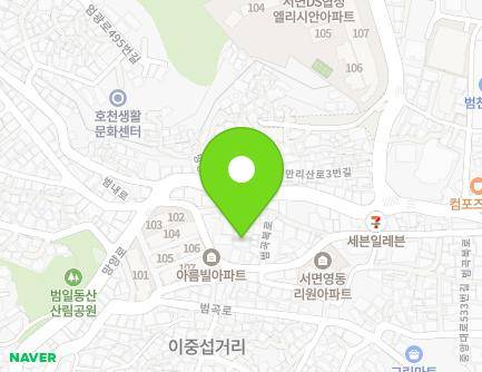 부산광역시 동구 범곡북로 26 (범일동, 범일어린이집) 지도