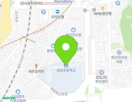 부산광역시 동구 범일로53번길 14 (범일동, 성남초등학교) 지도