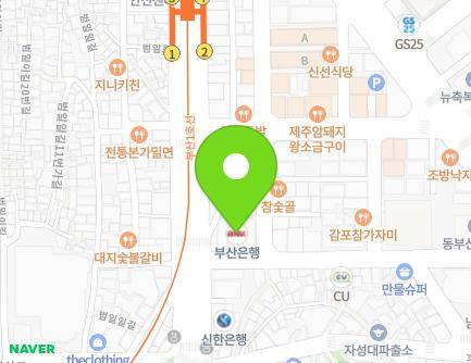 부산광역시 동구 범일로 92 (범일동, (주)부산은행) 지도