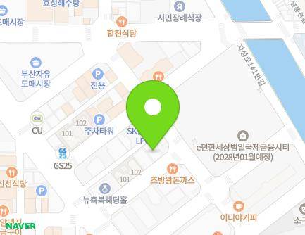 부산광역시 동구 조방로26번길 11 (범일동, 동양오피스텔) 지도