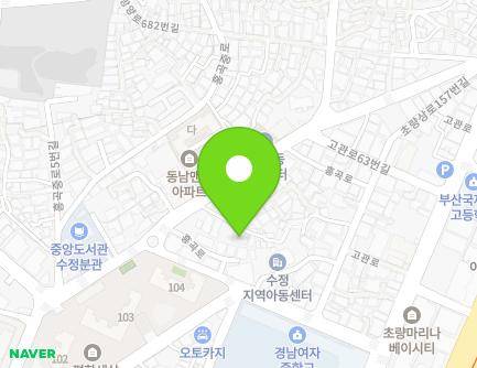 부산광역시 동구 홍곡로64번길 10 (수정동, 경동빌라) 지도