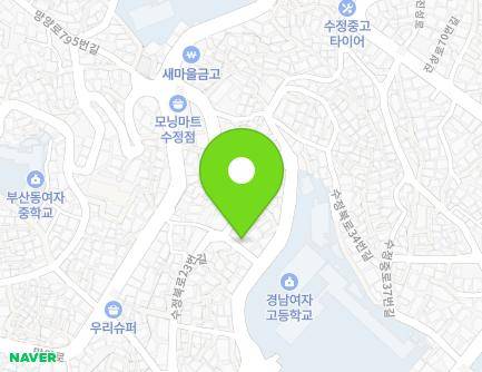 부산광역시 동구 수정북로23번길 6 (수정동, 남향씨티빌) 지도