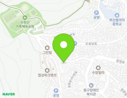 부산광역시 동구 수정공원중로 11 (수정동, 덕산빌라) 지도