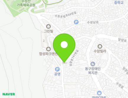 부산광역시 동구 수정공원로 48 (수정동, 덕암전원빌라) 지도