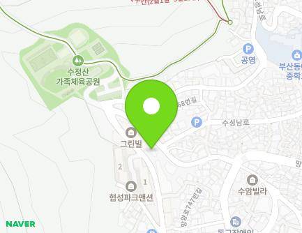 부산광역시 동구 수정공원로 56 (수정동, 서강빌라) 지도